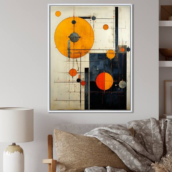 Designart "Blissful Voyage Minimal MidCentury Retro Art I" Minimalism